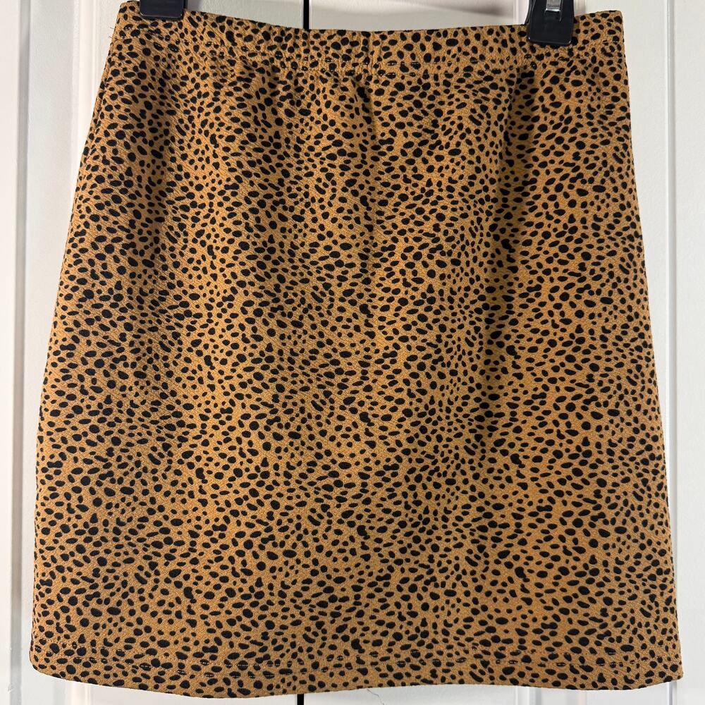 Cheetah print Shien mini skirt